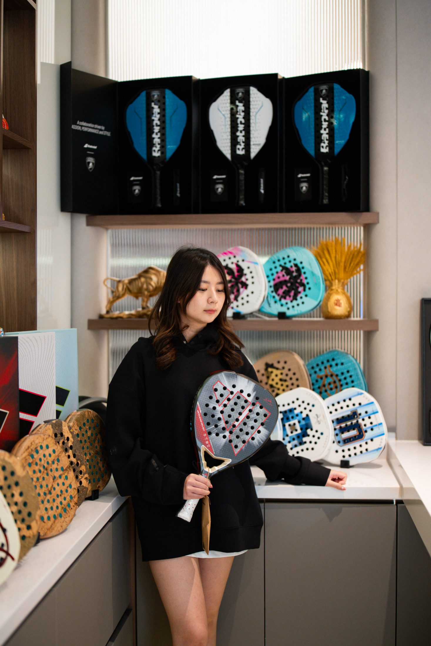 Padel athlete at Premiere Padel